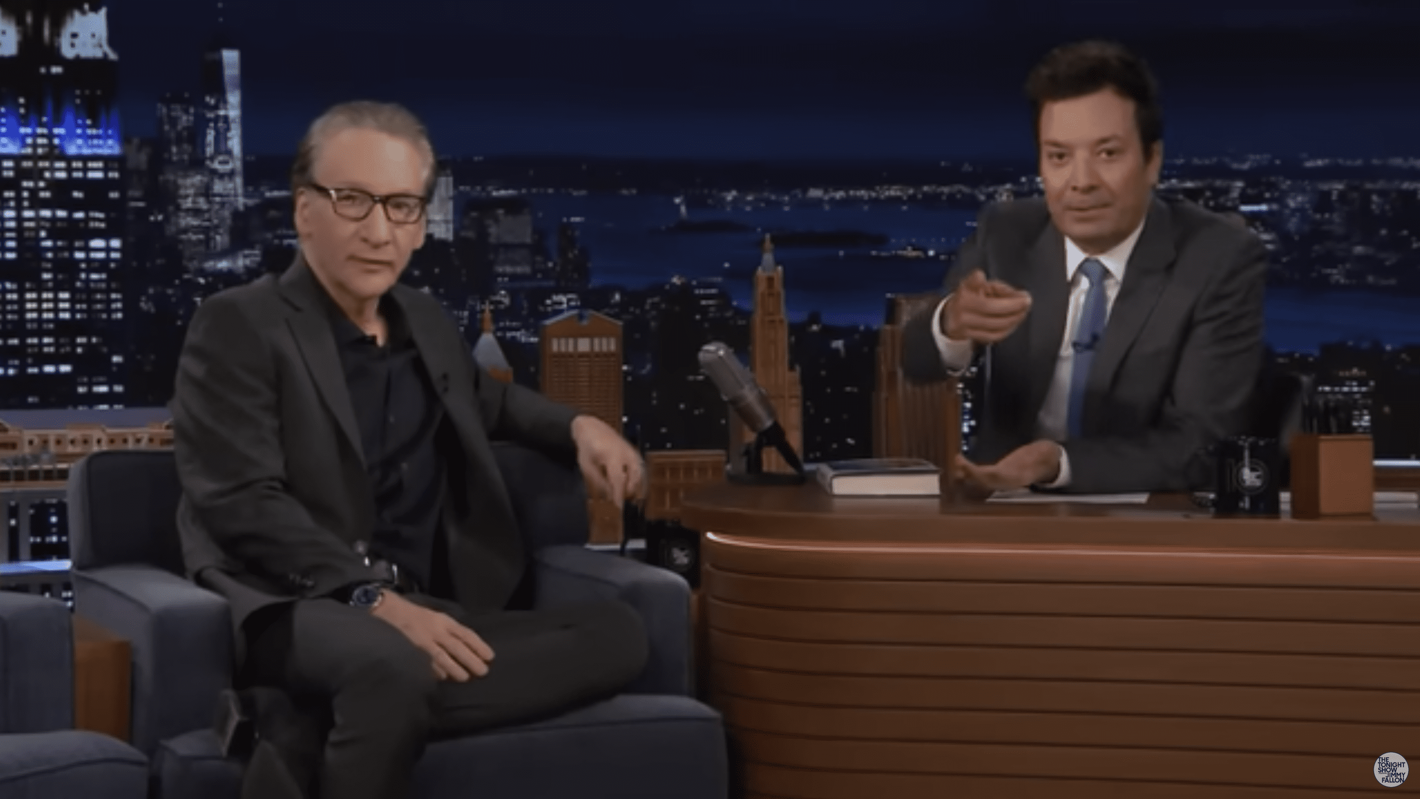 Bill Maher and Jimmy Fallon
